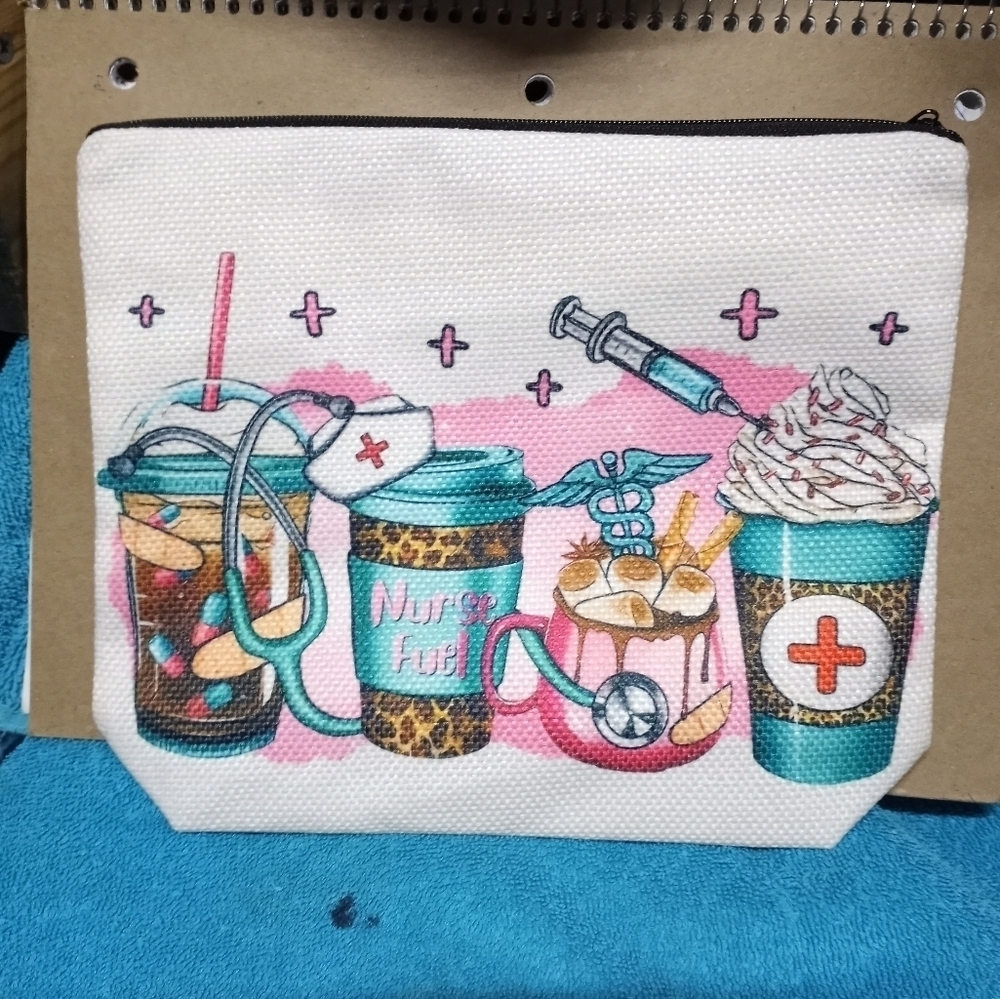 Medical Themed Makeup Bag Nurse Pouch